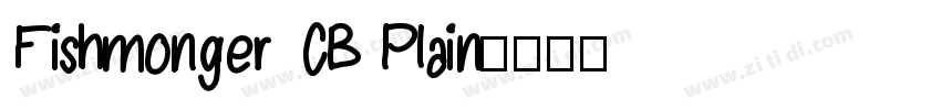 Fishmonger CB Plain字体转换